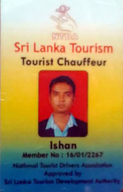 Tourist Chauffeur Ishan-ID Card