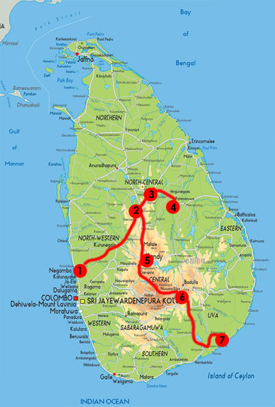 Tour Driver-Highlights Tours Map