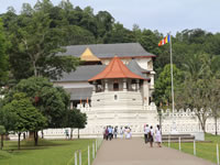 Temple of Tooth in Kandy Sri Lanka