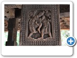 Ambekka Devalaya - Wood carvings (2)